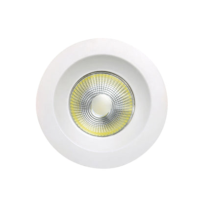 Mantra Fusion Basico COB Downlight 9.5cm Round 5W COB LED 4000K, 450lm, Matt White, Driver Included, 3yrs Warranty