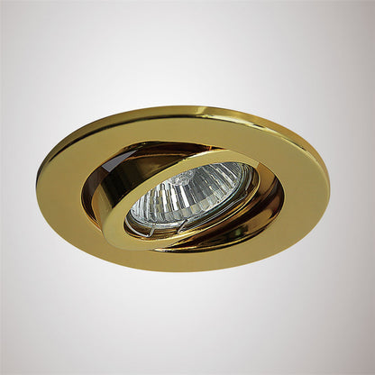 Deco Hudson 10.4cm GU10 Adjustable Downlight Gold (Lamp Not Included), Cut Out: 84mm