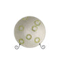 Diyas Home (DH) Floretta Mosaic Platter Green/Silver/White Mosaic