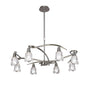 Mantra Amel 75cm Telescopic 8 Light L1/SGU10, Polished Chrome, CFL Lamps INCLUDED