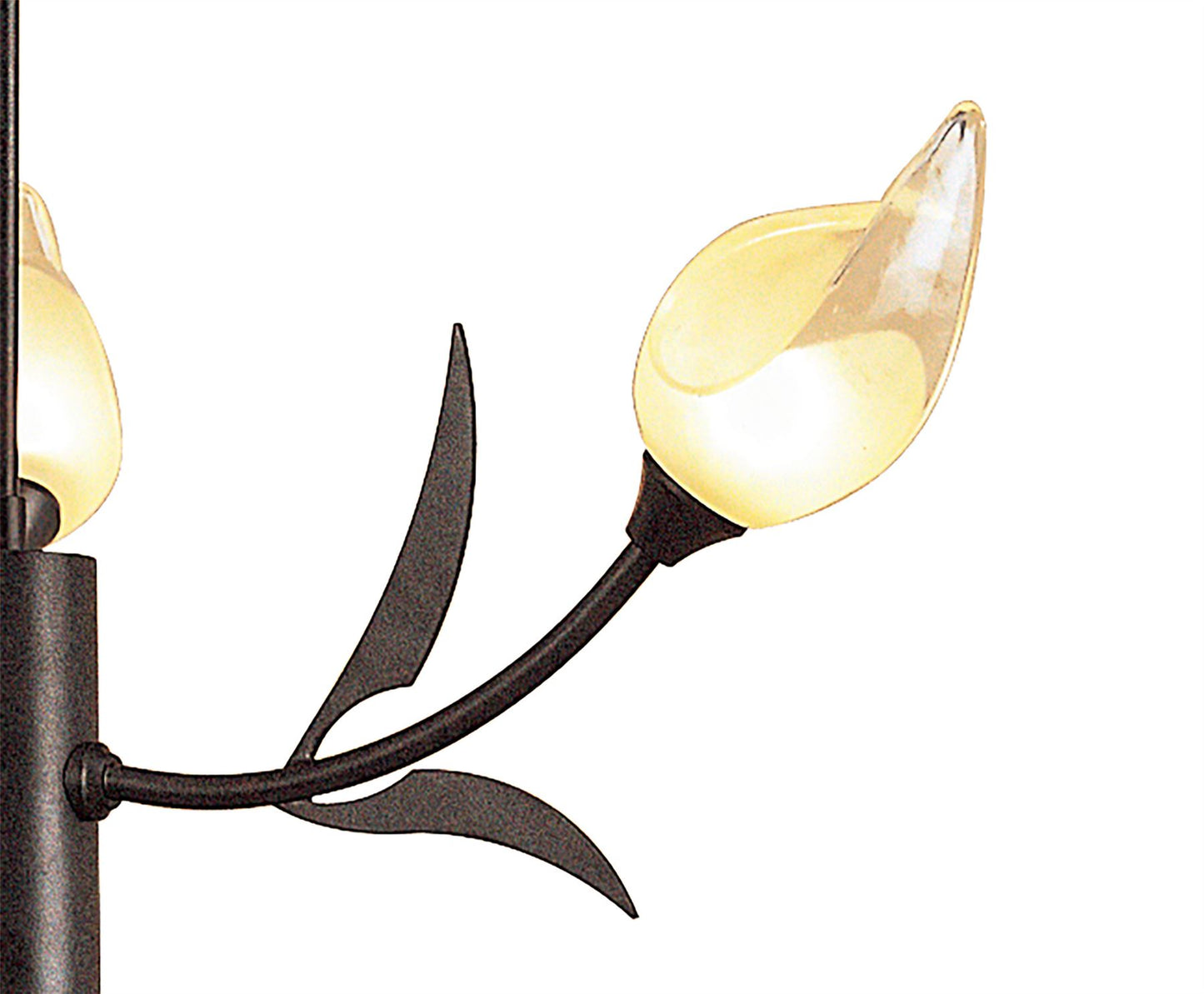 Mantra Holland 56cm Telescopic Pendant 3 Light G9, Brown/Black Oxide