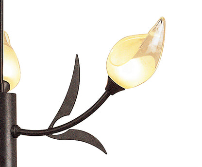 Mantra Holland 56cm Telescopic Pendant 3 Light G9, Brown/Black Oxide