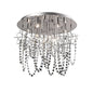 Diyas Lexi 50cm  10 Light G4 Polished Chrome/Crystal, NOT LED/CFL Compatible Ceiling Light Fitting