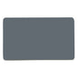 Trendi 2 Gang Artistic Modern Glossy Tactile Double Blanking Plate Warm Grey