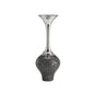 Diyas Home (DH) Silvia Mosaic Vase Funnel Black/Chrome Mosaic