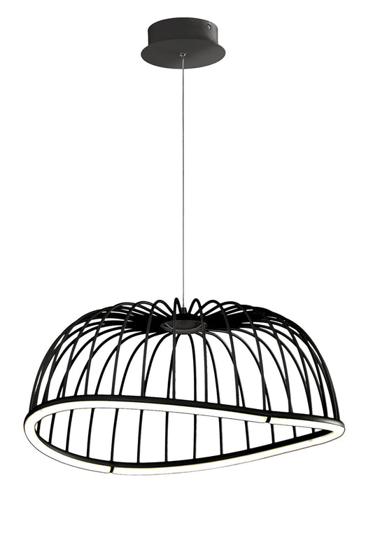 Mantra Celeste Pendant 61cm Round, 30W LED, 3000K, 2100lm, Black, 3yrs Warranty