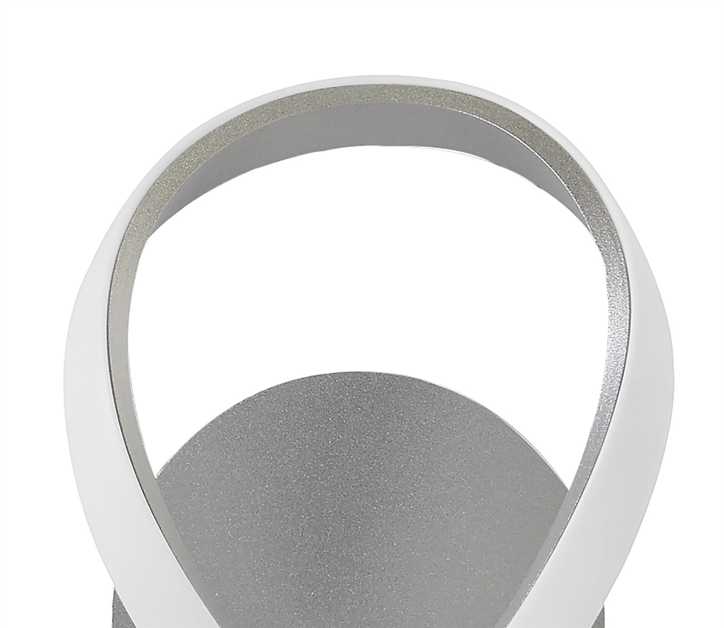 Mantra M4993 Knot Touch Dimmer Wall Light 12W LED 3000K, Silver/Frosted Acrylic/Polished Chrome