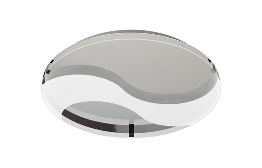 Mantra Fusion Jersey 45cm Ceiling 20W LED Round 3000K, 1800lm, Polished Chrome/Opal White Glass, 3yrs Warranty Ceiling