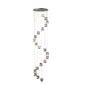 Diyas Nico 55cm  20 Light G4 Polished Chrome/Crystal Ceiling Pendant Light Fitting