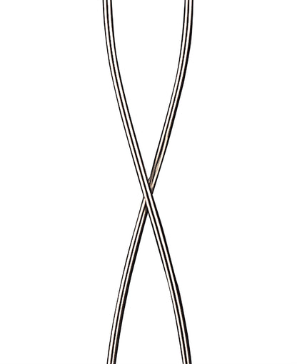 Mantra Amel Floor Lamp 2 Light G9, Polished Chrome