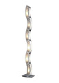 Mantra Duna GU10 Floor Lamp 6 Light L1/SGU10, Polished Chrome/White Acrylic, CFL Lamps INCLUDED