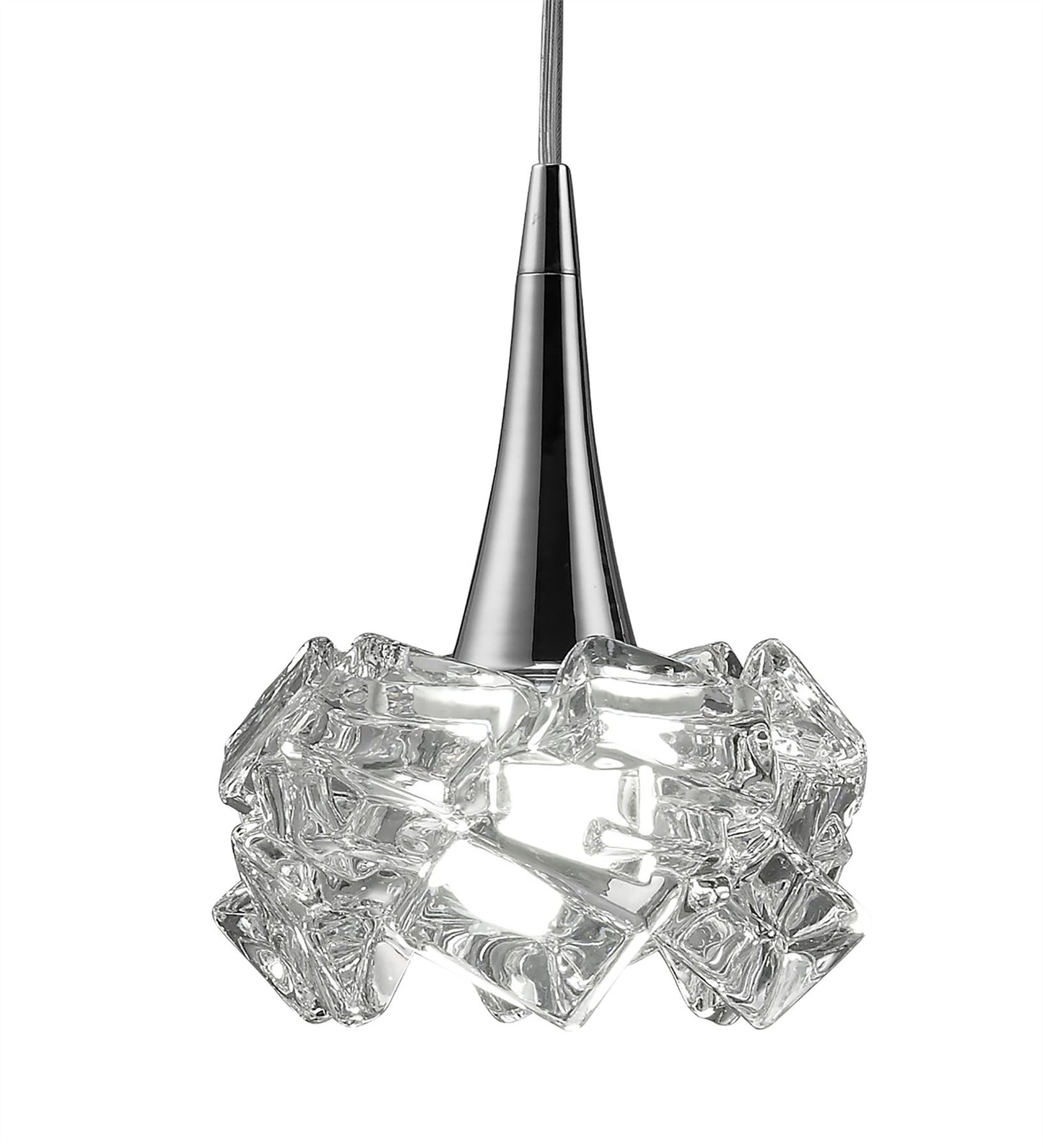 Mantra M3961 Artic Linear Pendant 3 Light E27 Line Large, Polished Chrome