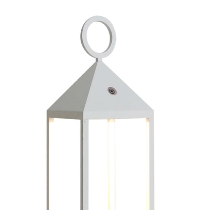 Mantra Fusion Astun Cordless Astun Rechargeable Battery Operated Lantern Large, 2.2W LED, 3000K, 188lm, IP54, USB Charging Cable Included, White, 3yrs Warranty