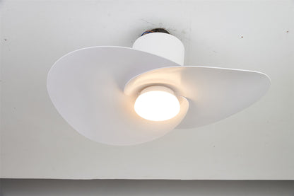 Nenufar 74 x 44cm 18W LED Dimmable Ceiling Light With Built-In 30W DC Fan, 3000-5000K Remote Control, 3600lm, White, 5yrs Warranty