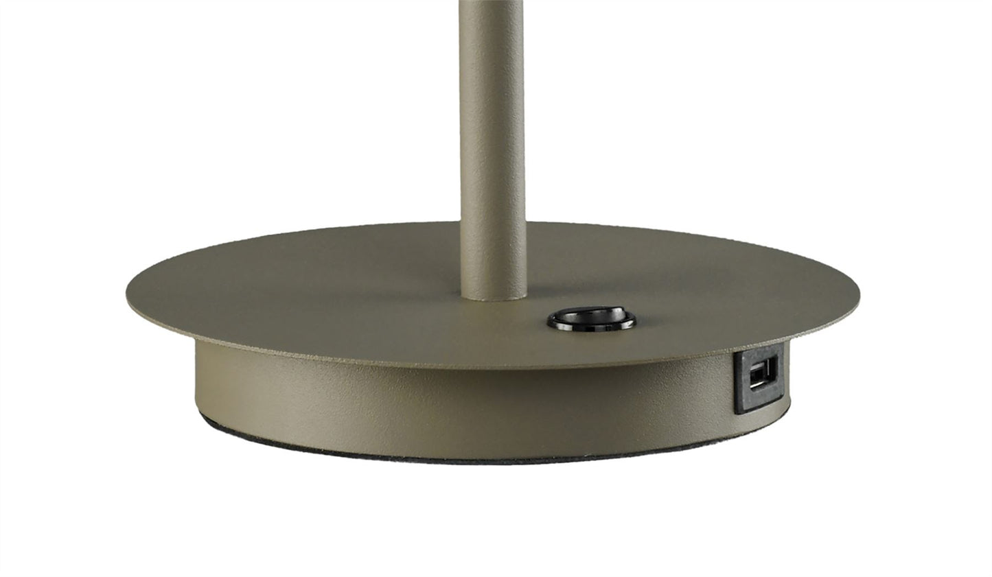Mantra Fusion Polinesia 19cm Table Lamp, 1 x E27, IP20, Beige Oscu, 2yrs Warranty