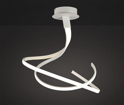 Mantra M6001 Nur Blanco Semi Ceiling 50W LED 3000K, 4000lm, Dimmable White/Frosted Acrylic, 3yrs Warranty - M6001 Ceiling