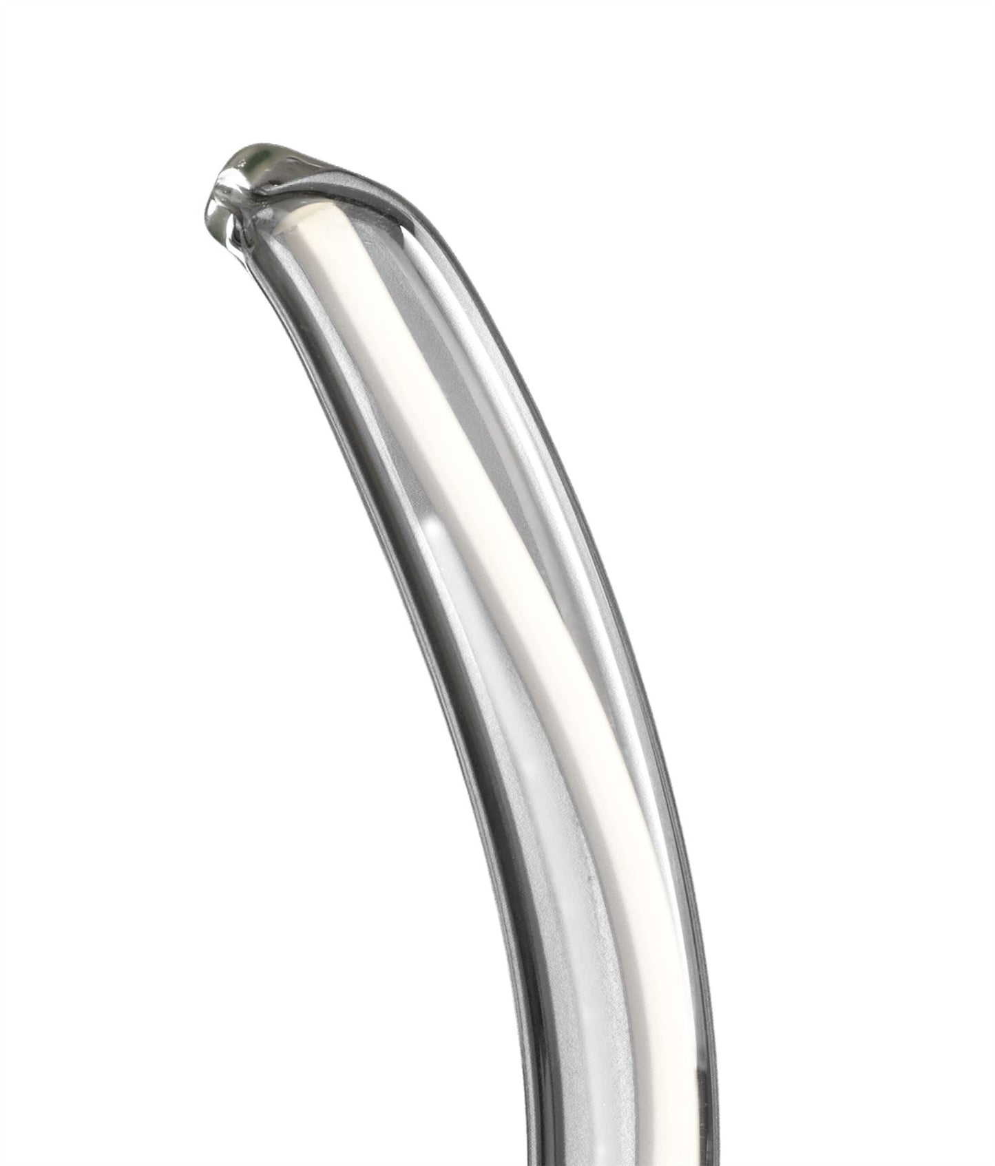 Mantra Adaggio Iris Crystal Table Lamp, 8W LED, 3000K, 640lm, Polished Chrome/Clear, Made In Spain, 3yrs Warranty