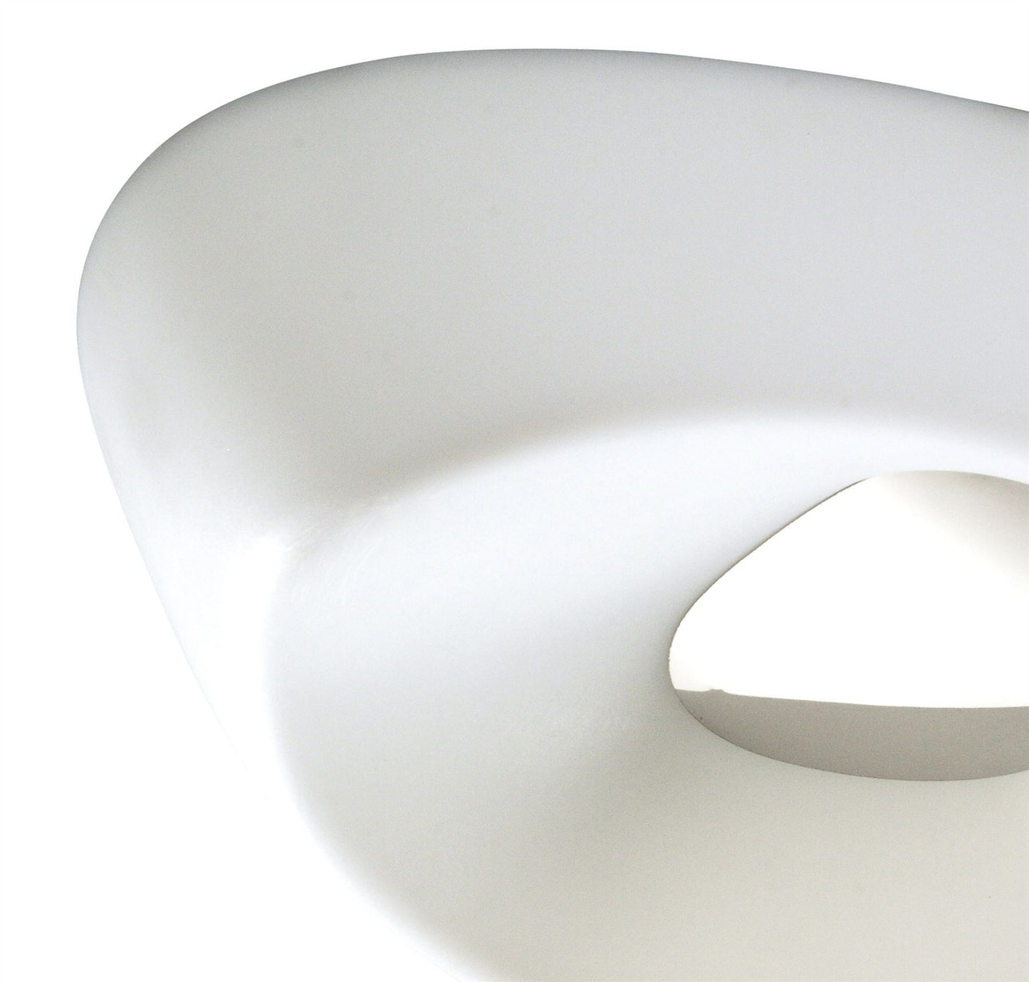 Mantra M1334 Huevo Ceiling 5 Light E27 Outdoor IP44, Polished Chrome/Opal White