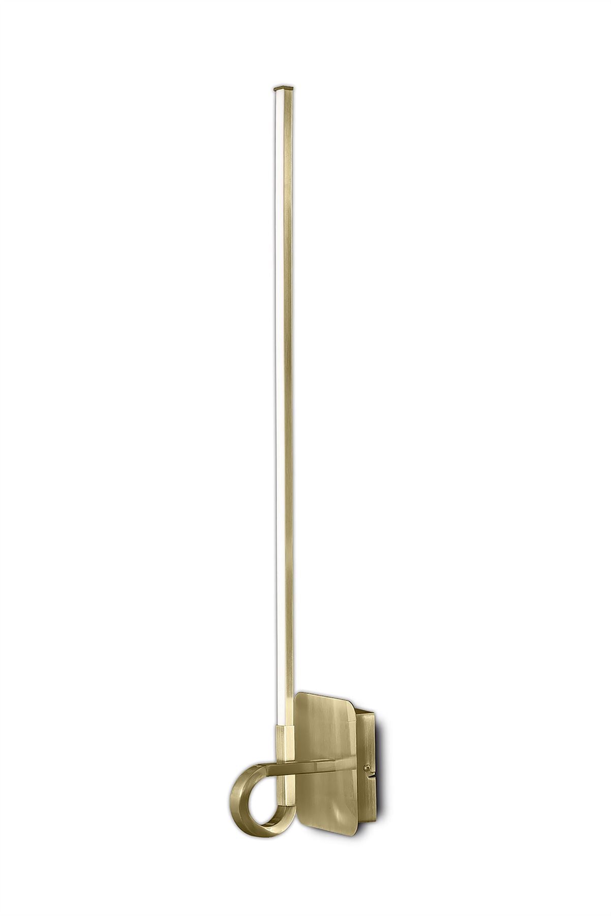 Mantra M6139 Cinto Wall Light 83cm, 12W LED, 3000K, 960lm, Antique Brass, 3yrs Warranty