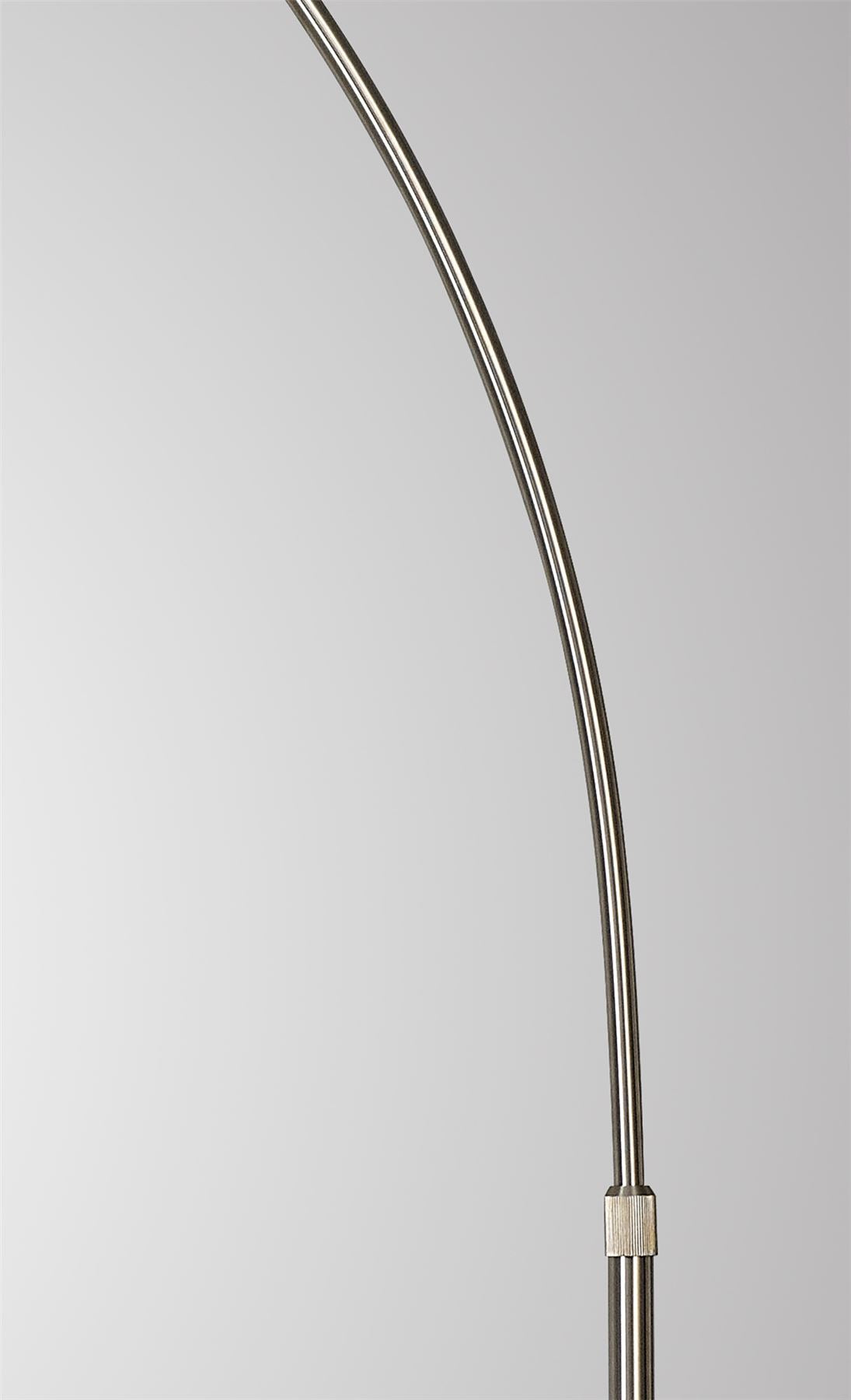 Mantra Fusion Kinke Long Reach Floor Stand with Hook, Stainless Steel/Black Marble, 2.5kg Maximum Load, 2yrs Warranty Item Weight: 15kg Exterior