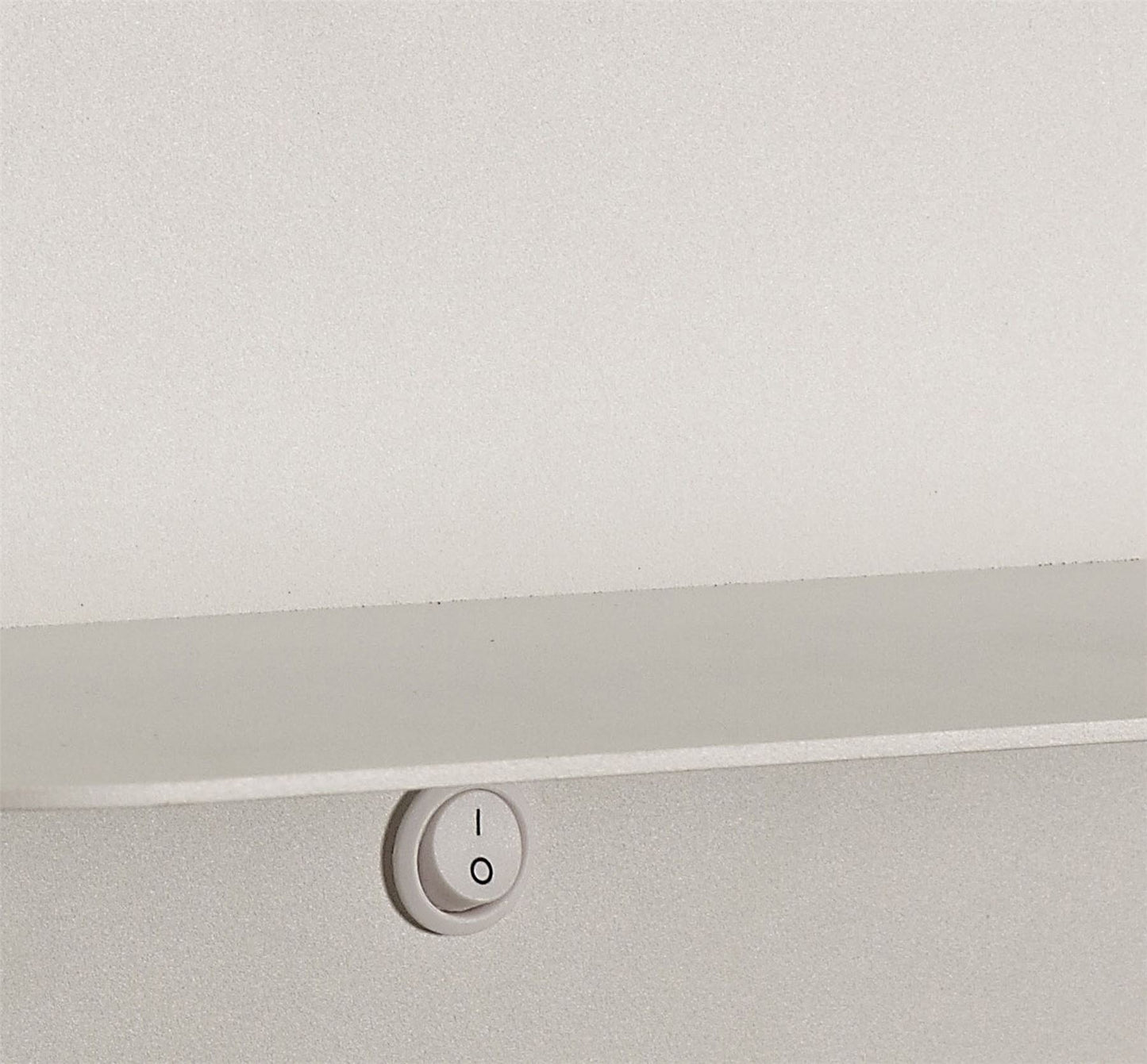Mantra Fusion Lanzarote Wall Light Shelf with USB Sockets, 18W LED, 3000K, 1400lm, Matt White, 3yrs Warranty