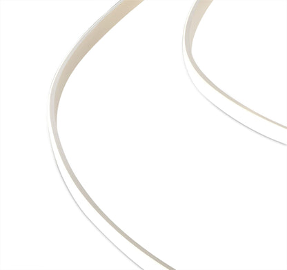 Mantra Nur XL M6007 Nur Blanco XL Square Semi Ceiling 80W LED 3000K, 6200lm, Dimmable White/Frosted Acrylic, 3yrs Warranty - M6007 Ceiling