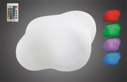 Mantra M1886 Eos Table Lamp 2W LED RGB with Remote Control IP44, 90lm, Opal White, 2yrs Warranty