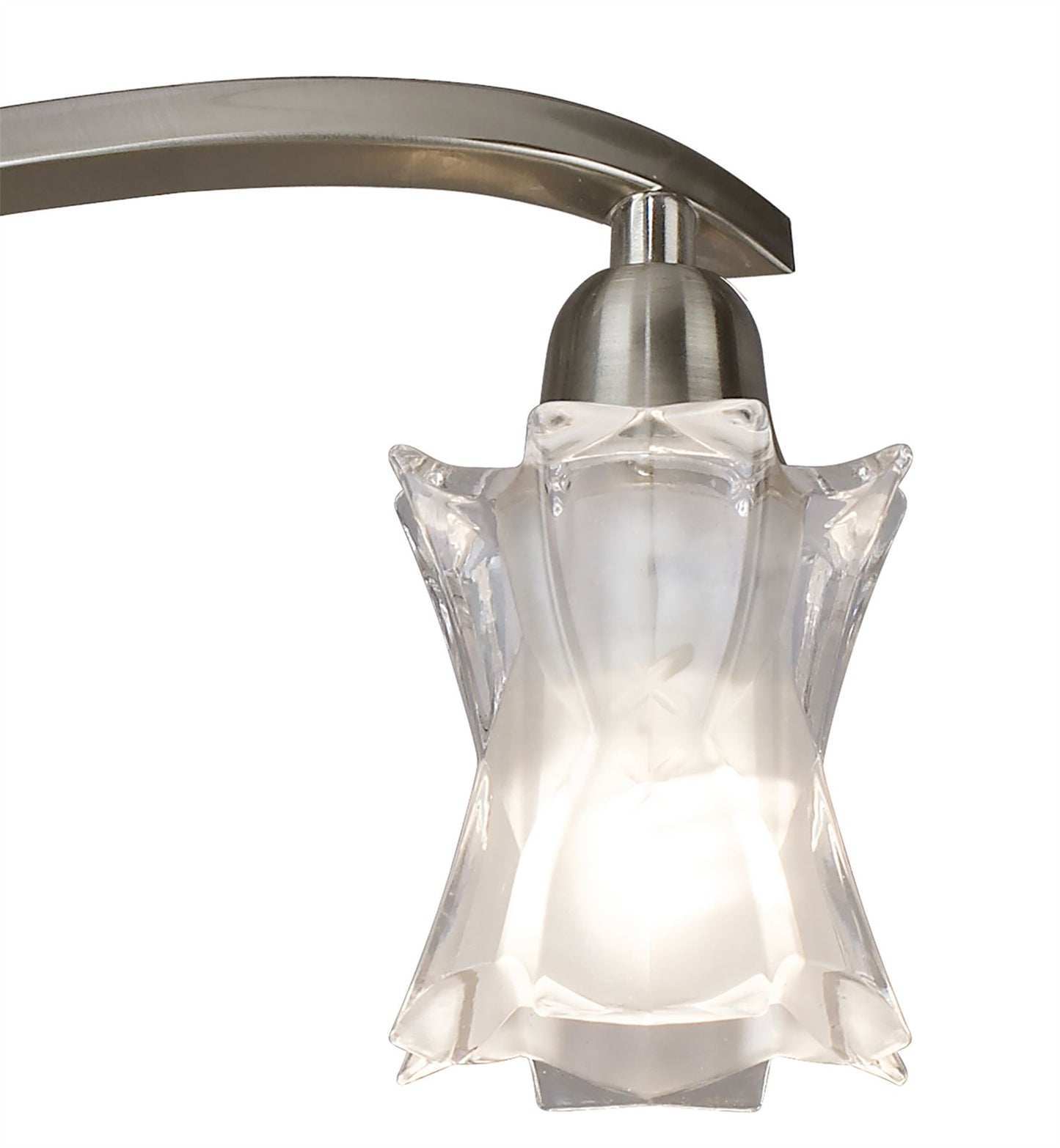 Mantra Alaska GU10 37cm Ceiling 3 Light L1/SGU10, Satin Nickel, CFL Lamps INCLUDED
