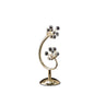 Diyas Octavia Crystal Table Lamp 2 Light G4 French Gold, NOT LED/CFL Compatible