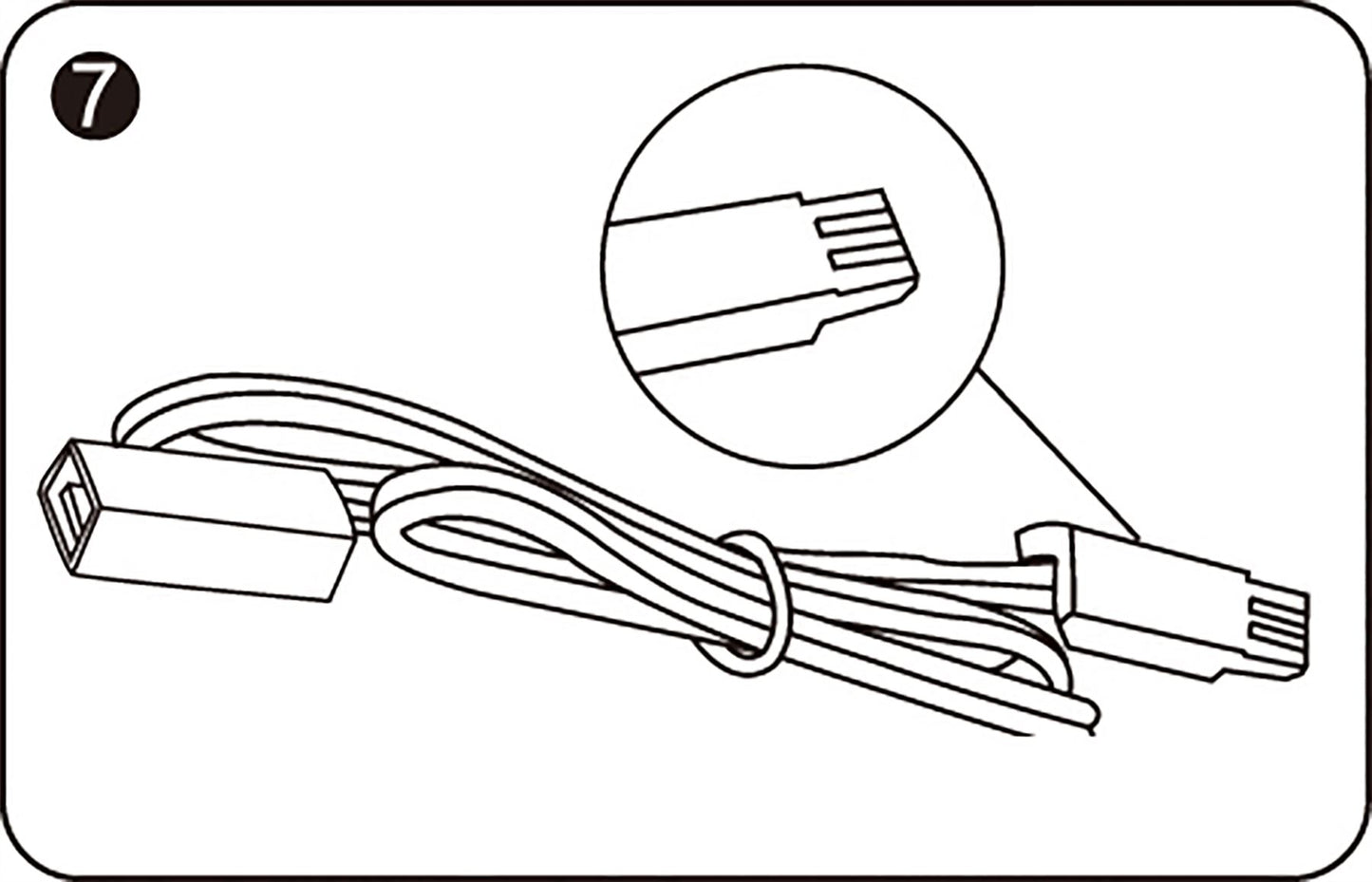 Techtouch Axis Connecting Cable Single Colour 30cm Strip