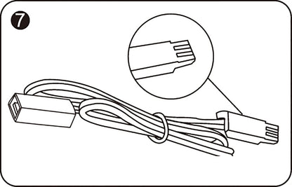 Techtouch Axis Connecting Cable Single Colour 30cm Strip