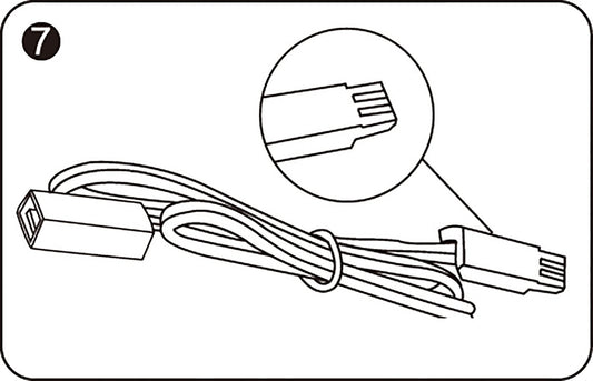 Techtouch Axis Connecting Cable Single Colour 30cm Strip