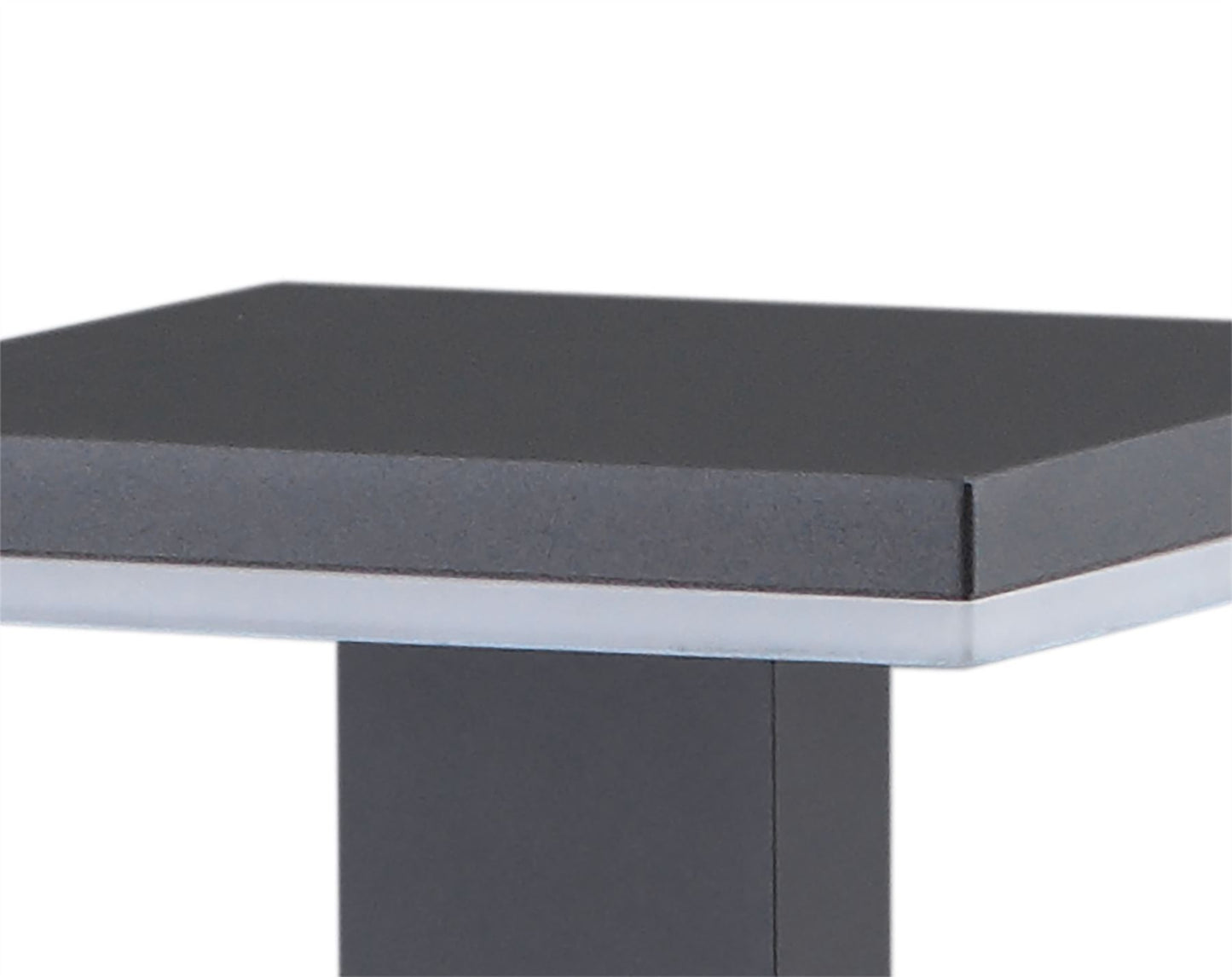 Mantra Fusion Tignes Pillar Lamp, 10W LED, 3000K, 700lm, IP54, Anthracite, 3yrs Warranty