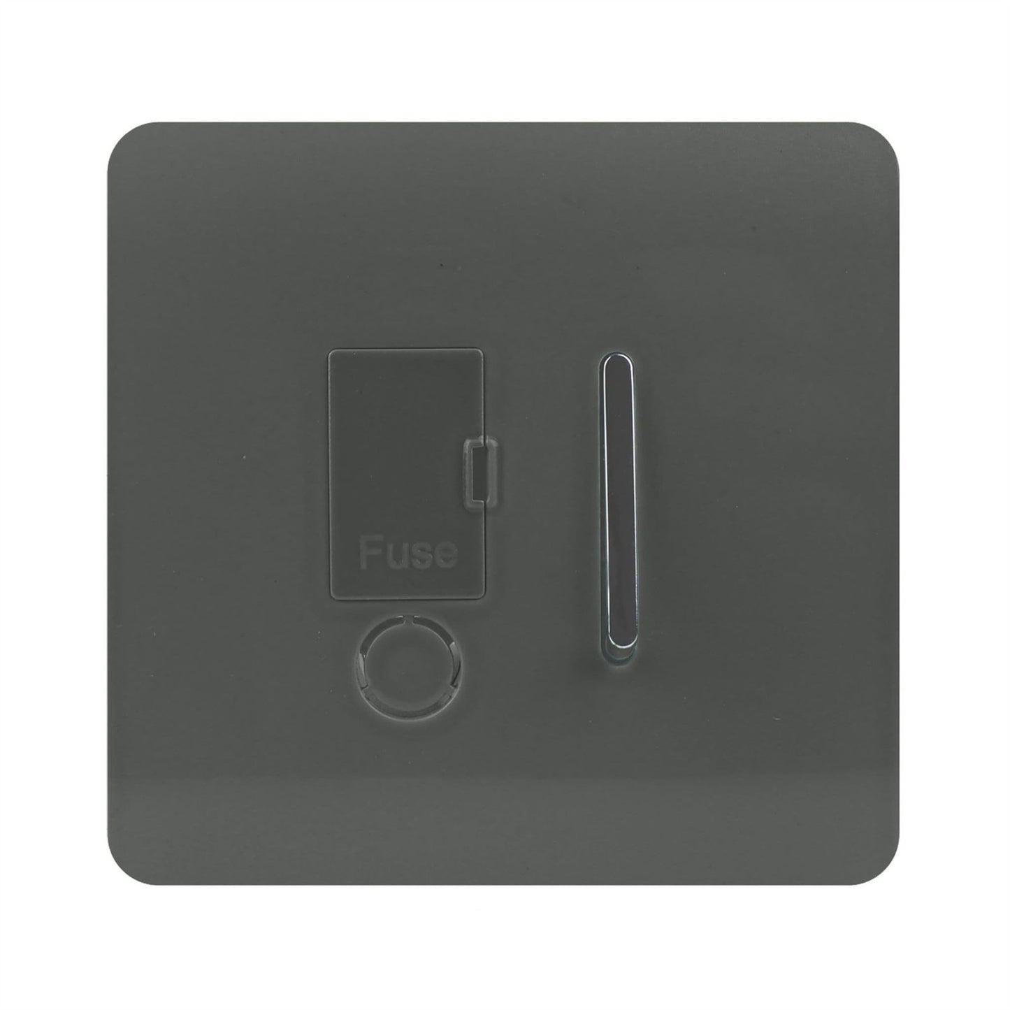 Trendi Artistic Modern Glossy Tactile Fused Spur Switch Charcoal