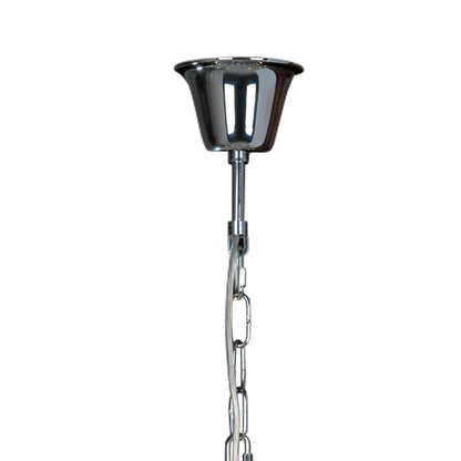 Diyas Santo 78cm  8 Light E14 Polished Chrome/Crystal Ceiling Pendant Light Fitting