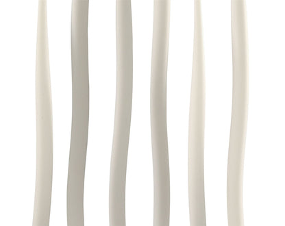 Mantra Estalacta Floor Lamp 6 Light GU10 Bar Indoor/Outdoor IP44, Silver/Opal White