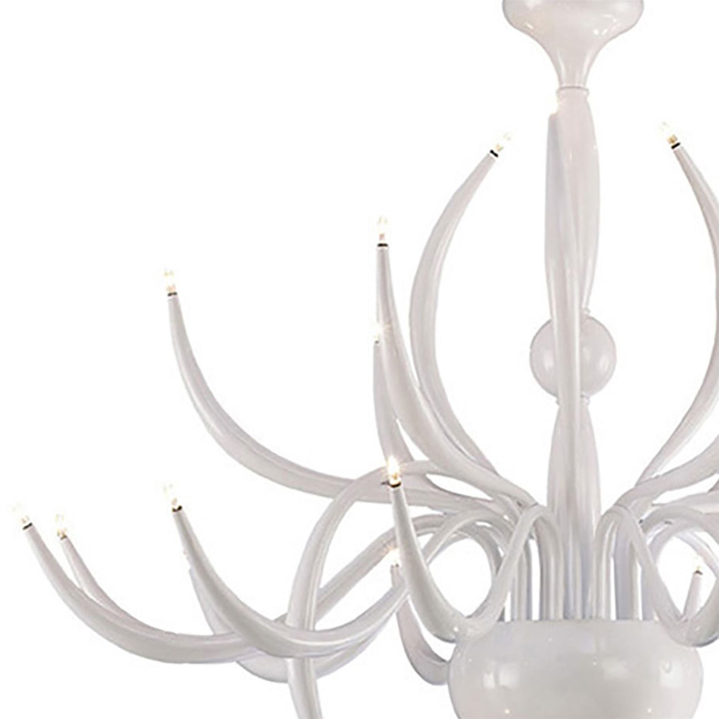 Diyas Llamas 100cm  24 Light White, NOT LED/CFL Compatible Item Weight: 19.1kg Ceiling Pendant Light Fitting