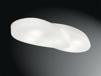 Mantra M1892 Ufo Ceiling 6 Light E27 Outdoor IP44, Matt White/Opal White