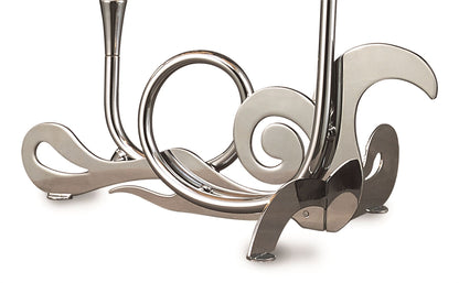 Mantra Acanto Table Lamp 2 Light E14, Polished Chrome with Black Shades