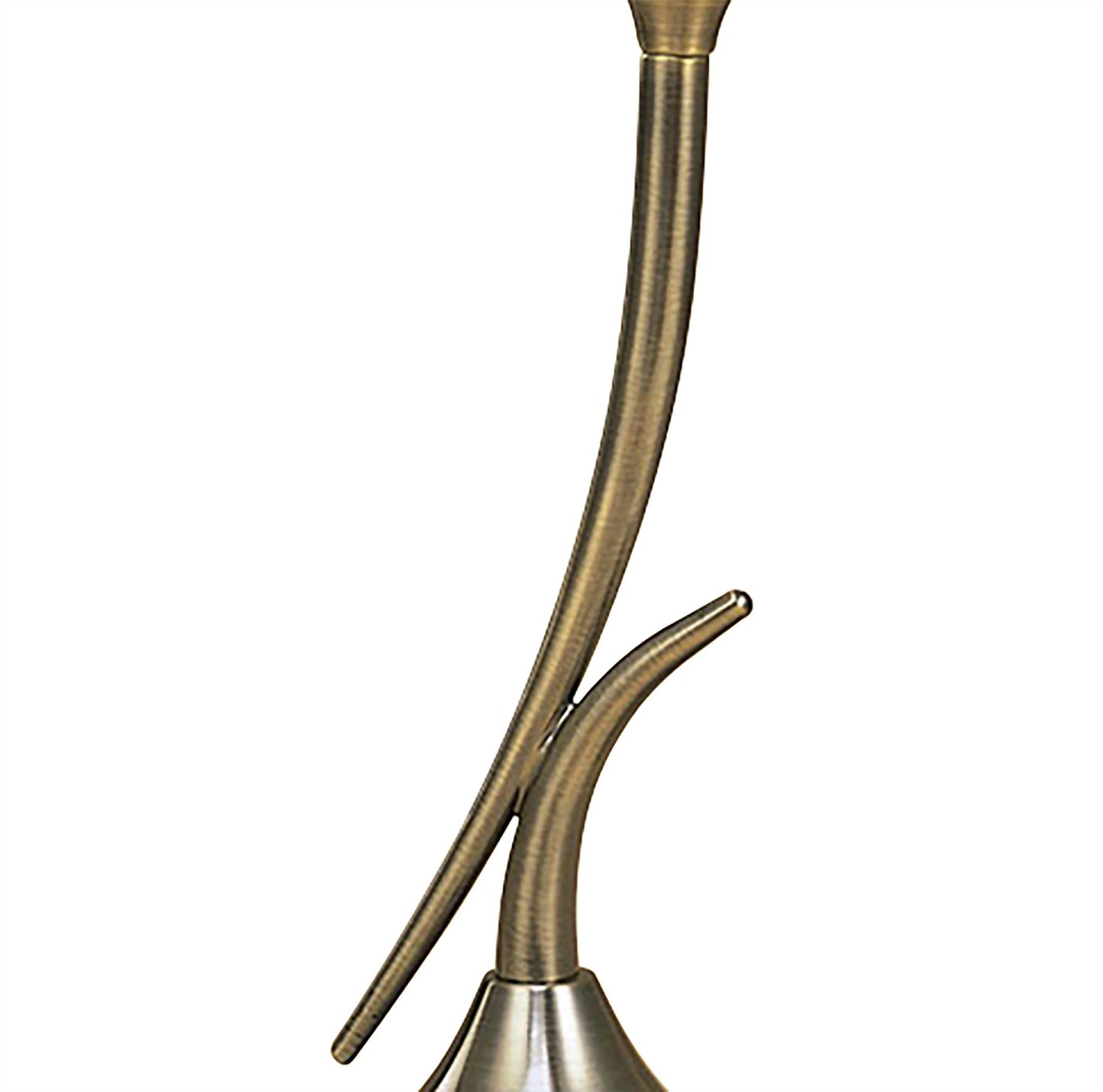 Mantra Flavia lavia Table Lamp 1 Light G9, Antique Brass