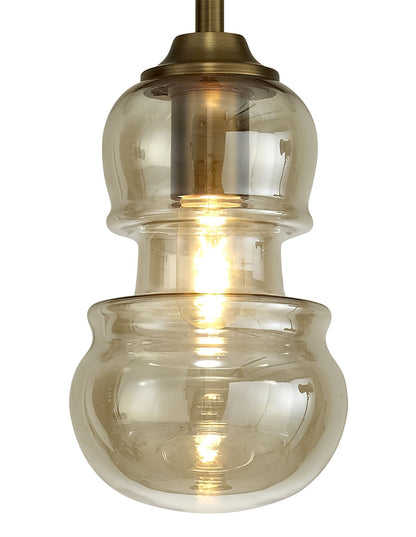 Mantra Sonata Pendant 15cm Round, 1 x E27, Bronze