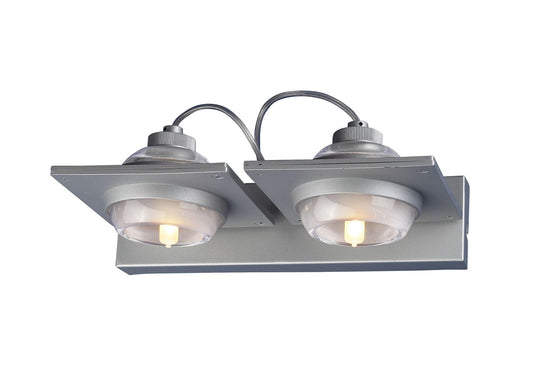 Mantra (0040 006) Ull Wall Light 2 Light G9 Silver Grey