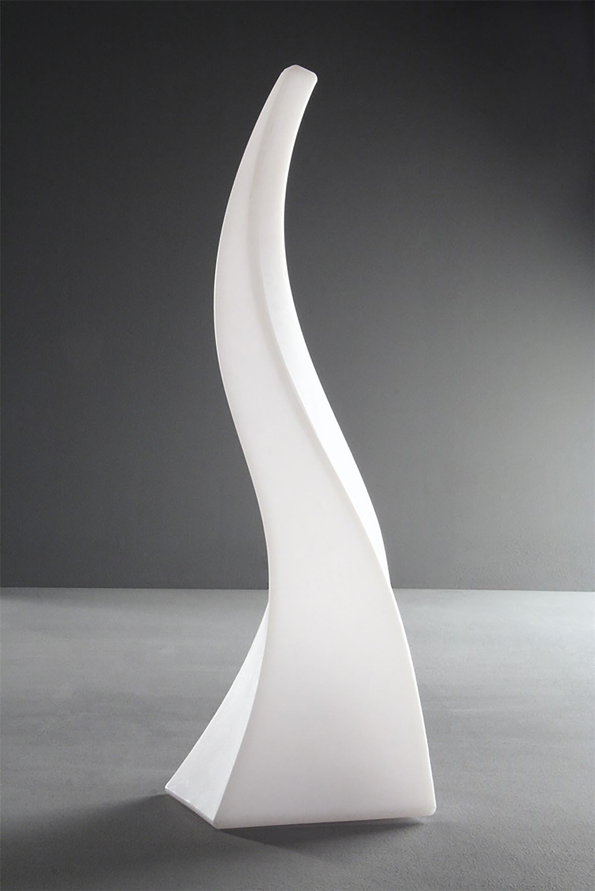 Mantra M1327 Flame Table Lamp 1 Light E27 Large Indoor, Opal White