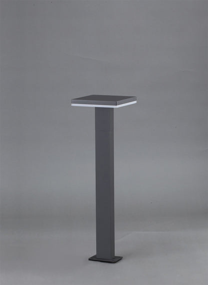 Mantra Fusion Tignes Pillar Lamp, 10W LED, 3000K, 700lm, IP54, Anthracite, 3 Years Warranty