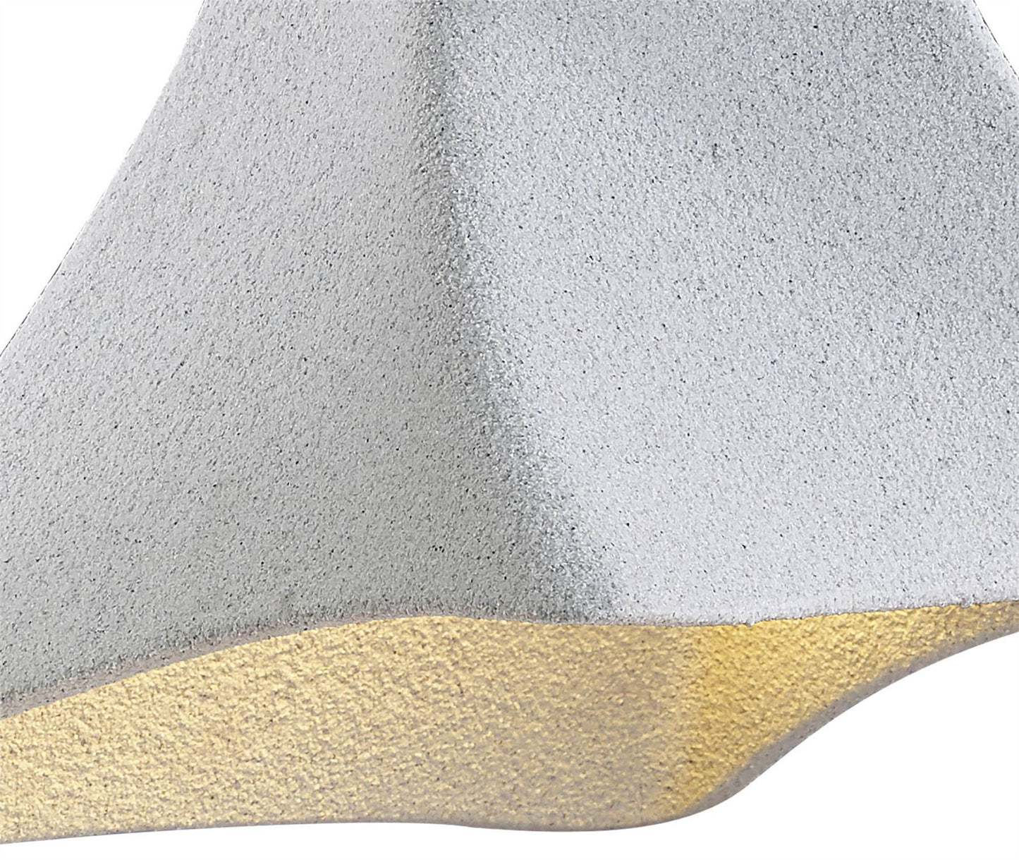 Mantra M5071 Twist Pendant 1 Light E27, Cement Effect/Polished Chrome