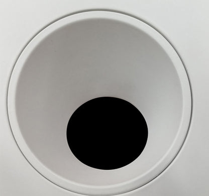 Mantra Fusion Brandon Recessed Downlight Square, 1 x GU10 (Max 12W), Matt White, Cut Out: 98mm, Lampholder Included