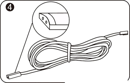 Techtouch Fluid Driver Connecting Cable Single Colour 2.5m