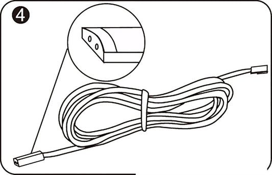 Techtouch Fluid Driver Connecting Cable Single Colour 2.5m