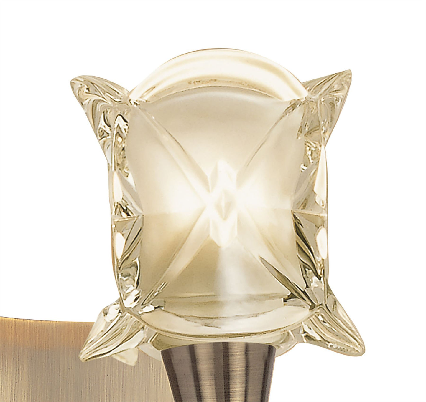 Mantra Rosa Del Desierto Wall Light Switched 1 Light G9, Antique Brass