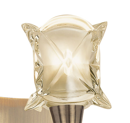 Mantra Rosa Del Desierto Wall Light Switched 1 Light G9, Antique Brass